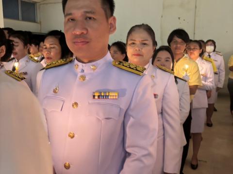 พิธีวางพานพุ่ม เฉลิมพระเกียรติสมเด็จพระเจ้าอยู่หัว เนื่องในโอกาส