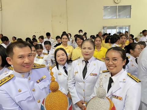 พิธีวางพานพุ่ม เฉลิมพระเกียรติสมเด็จพระเจ้าอยู่หัว เนื่องในโอกาส