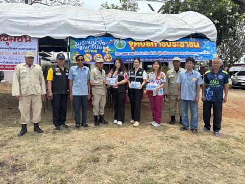 สาธารณสุขบึงสามพัน ลงพื้นที่ตรวจเยี่ยมจุดตรวจและจุดบริการประชาชน
