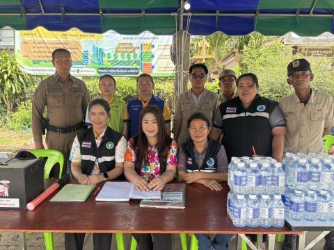 สาธารณสุขบึงสามพัน ลงพื้นที่ตรวจเยี่ยมจุดตรวจและจุดบริการประชาชน