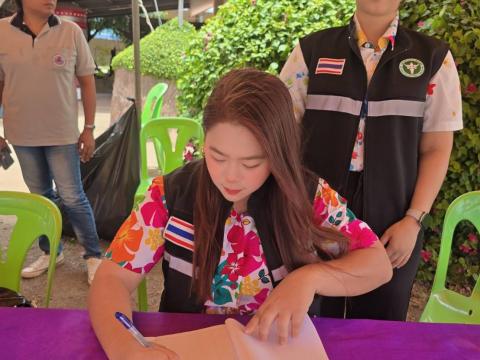 สาธารณสุขบึงสามพัน ลงพื้นที่ตรวจเยี่ยมจุดตรวจและจุดบริการประชาชน