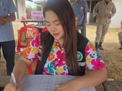 สาธารณสุขบึงสามพัน ลงพื้นที่ตรวจเยี่ยมจุดตรวจและจุดบริการประชาชน