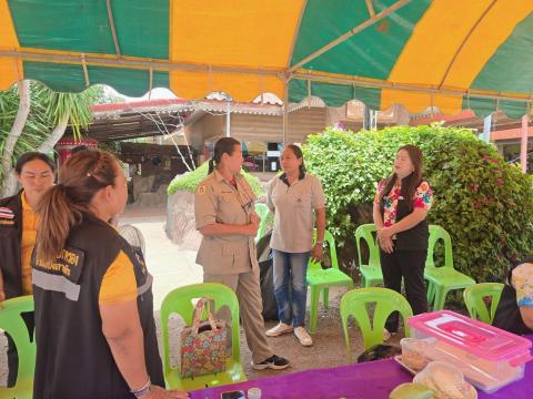 สาธารณสุขบึงสามพัน ลงพื้นที่ตรวจเยี่ยมจุดตรวจและจุดบริการประชาชน