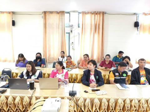 ประชุมติดตามผลการดำเนินงานสร้างพื้นที่ปลอดโรคพิษสุนัขบ้า