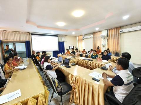 ประชุมติดตามผลการดำเนินงานสร้างพื้นที่ปลอดโรคพิษสุนัขบ้า