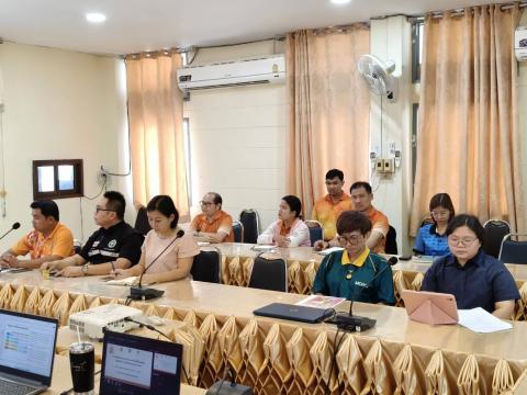 ประชุมติดตามผลการดำเนินงานสร้างพื้นที่ปลอดโรคพิษสุนัขบ้า