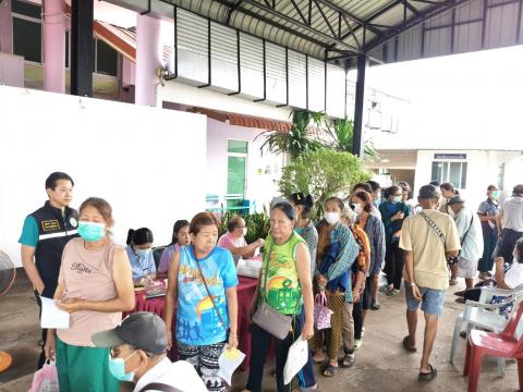 ฉีดวัคซีน ไข้หวัดใหญ่ รพ.สต.หนองแจง