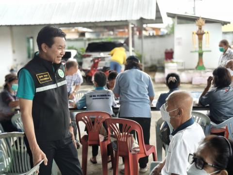 ฉีดวัคซีน ไข้หวัดใหญ่ รพ.สต.หนองแจง