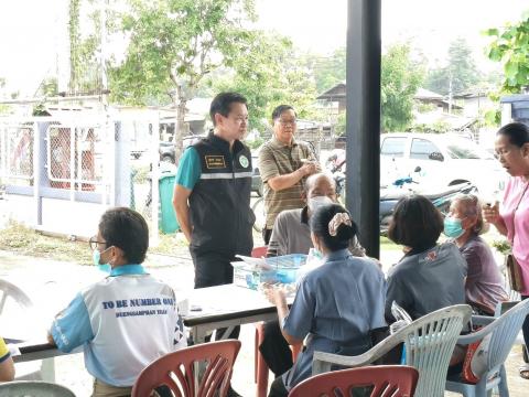 ฉีดวัคซีน ไข้หวัดใหญ่ รพ.สต.หนองแจง