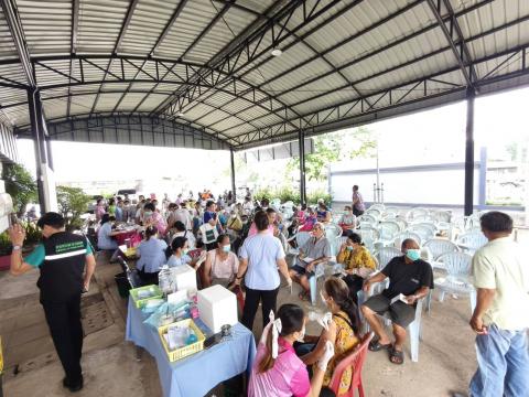 ฉีดวัคซีน ไข้หวัดใหญ่ รพ.สต.หนองแจง