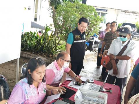 ฉีดวัคซีน ไข้หวัดใหญ่ รพ.สต.หนองแจง