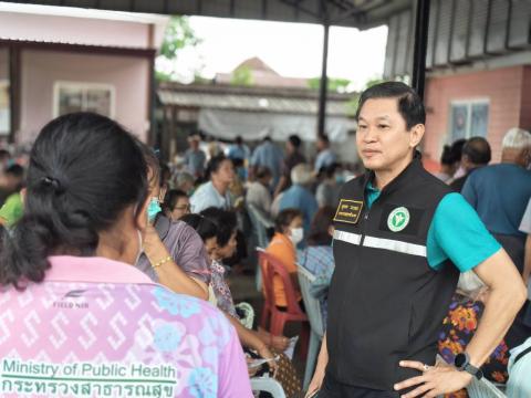 ฉีดวัคซีน ไข้หวัดใหญ่ รพ.สต.หนองแจง