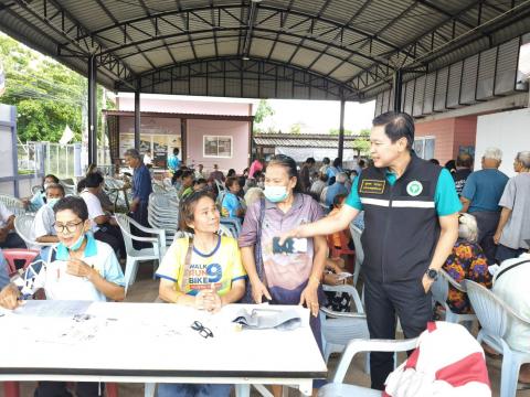 ฉีดวัคซีน ไข้หวัดใหญ่ รพ.สต.หนองแจง