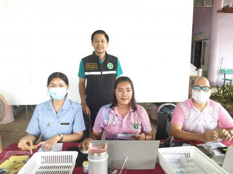 ฉีดวัคซีน ไข้หวัดใหญ่ รพ.สต.หนองแจง