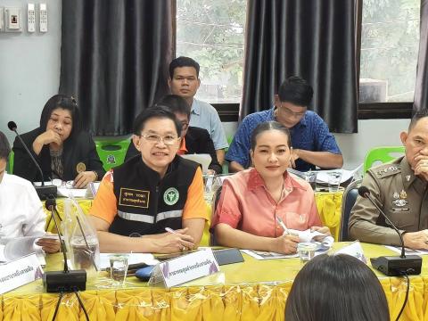 สาธารณสุขอำเภอบึงสามพัน ร่วมประชุมขับเคลื่อนนโยบายรัฐบาลในการป้อ