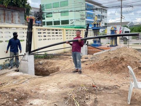 จัดสร้างที่จอดรถยนต์/รถมอเตอร์ไซค์ คลินิกแพทย์แผนไทย