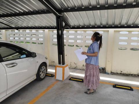 จัดสร้างที่จอดรถยนต์/รถมอเตอร์ไซค์ คลินิกแพทย์แผนไทย