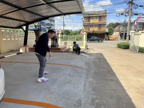 จัดสร้างที่จอดรถยนต์/รถมอเตอร์ไซค์ คลินิกแพทย์แผนไทย