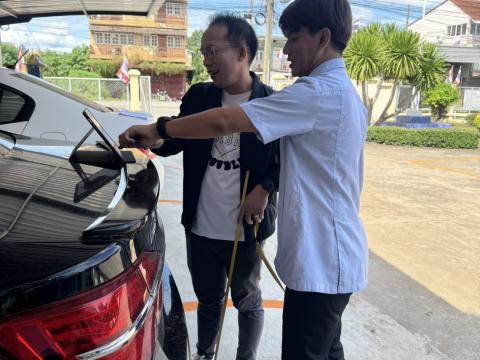 จัดสร้างที่จอดรถยนต์/รถมอเตอร์ไซค์ คลินิกแพทย์แผนไทย