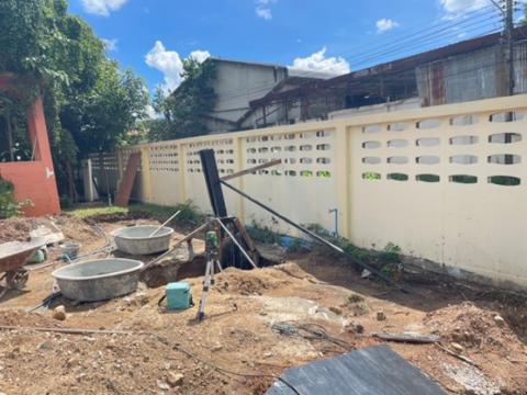 จัดสร้างที่จอดรถยนต์/รถมอเตอร์ไซค์ คลินิกแพทย์แผนไทย